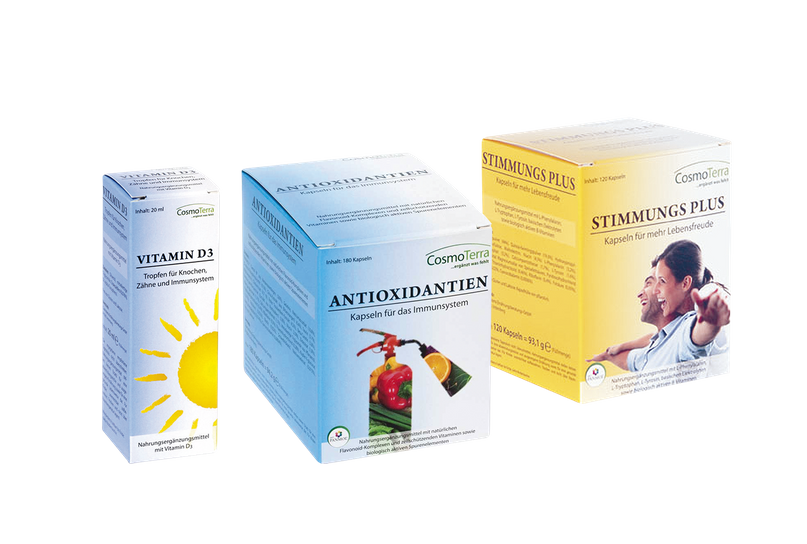 Nährungsergänzung, Vitamine, Stimmungsaufheller, Immunsystem