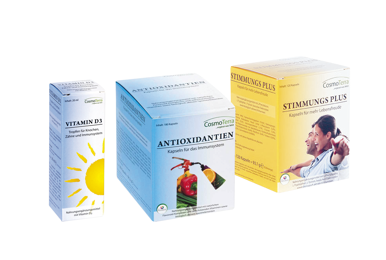 Nährungsergänzung, Vitamine, Stimmungsaufheller, Immunsystem